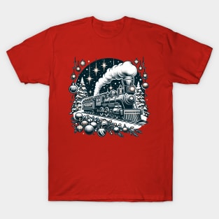 Magical Winter Train Journey T-Shirt